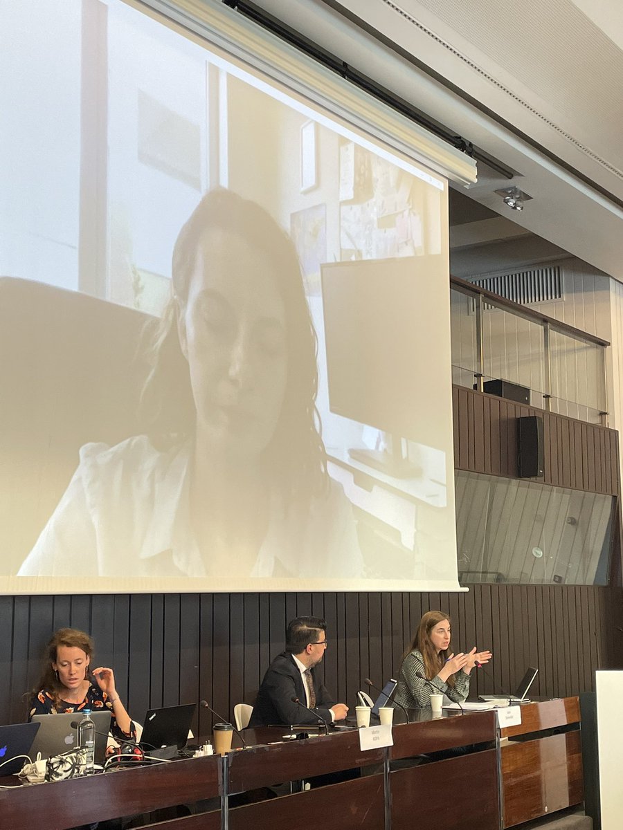 EuropeIcj's tweet image. The 2nd day of the International Roundtable is ending on an exchange of views on the challenges in implementation of the #TemporaryProtection Directive for people fleeing #Ukraine.
With interventions by Dr Meltem Ineli-Ciger, @Juliett_Z of @ecre, and @martinkopa. #FAIRPlus