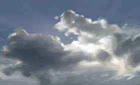 jlliew_art's tweet photo. Doing a bunch mini paintings (280x170px) to practice clouds ☁️ https://t.co/QwgnYK6252