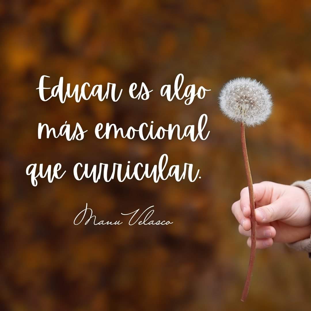 elprofe_Vicente's tweet image. 👨🏻‍🏫 "#Educar es algo más emocional ♥️ que #curricular" @Manu___Velasco 
.
.
.
@Manu___Velasco #MuchoMás #Educación