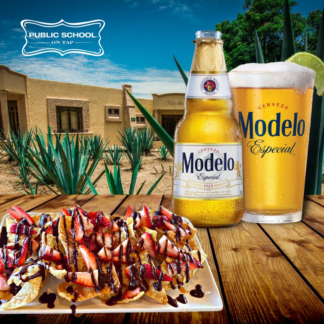 CELEBRATE CINCO DE MAYO! Public School is offering $5 Dulces Nachos (Sweet Nachos) and $4 Modelo Draft Beers ALL DAY on May 5th! 

#feliz #fiesta #psontap #cincodemayo #mayo #cinco #modelo #beer #beerontap #nachos #desserts #dessert #dessertnachos #mexicanheritage #mexico