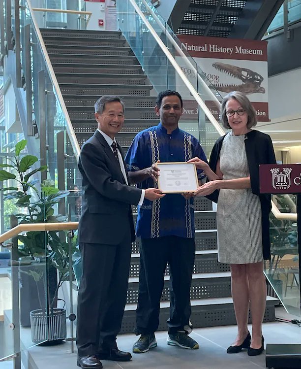 Three cheers for Professor Lancie Affonso! He was awarded the Distinguished Undergraduate Mentor Award on Tuesday at the College's Celebration of Faculty. Congratulations!