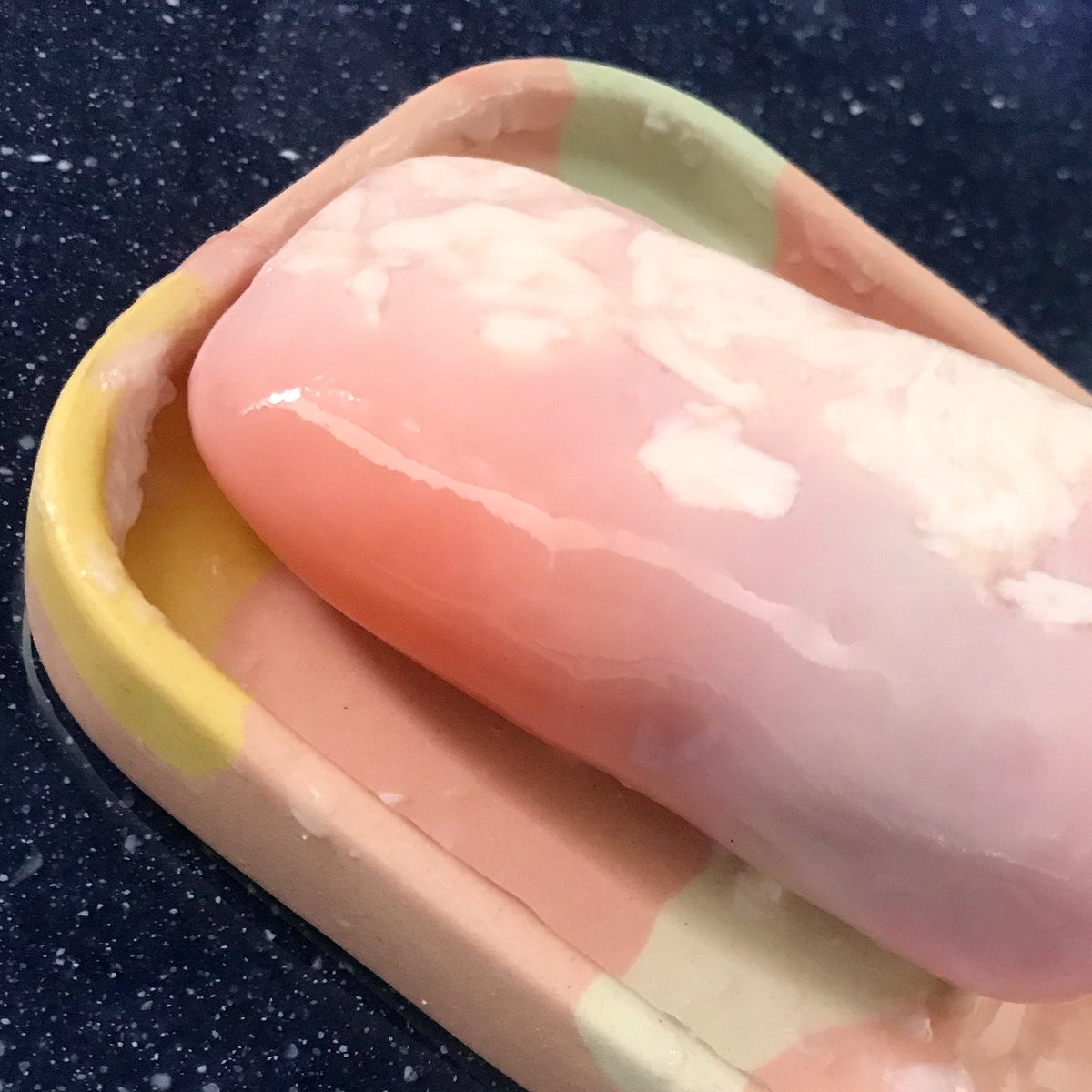 cellsoap's tweet photo. Today! I saw the tongue soap in the toilet!! 🧼 https://t.co/ddzViwDAeC