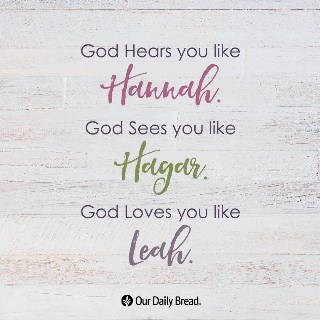 #ourdailybread #godhearsher #godseesher #godlovesher