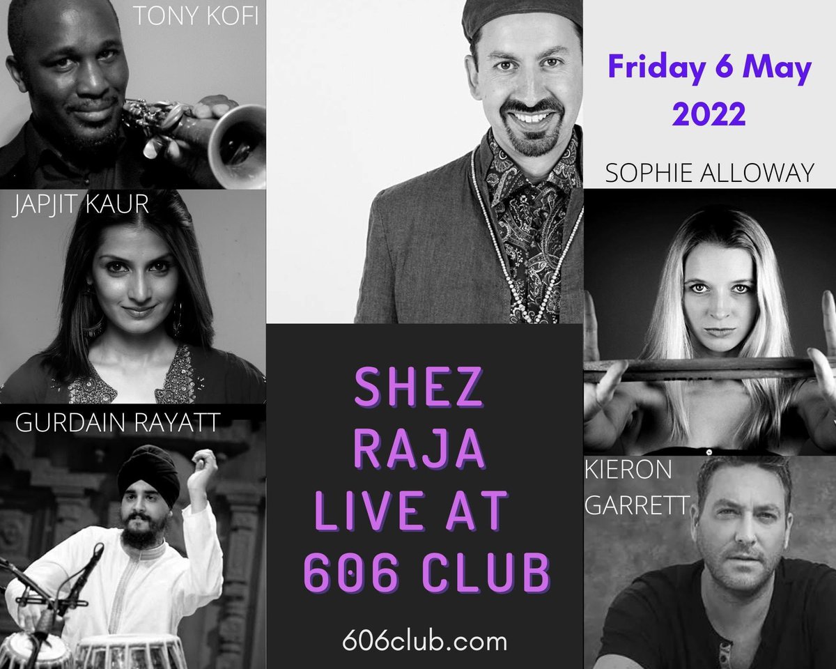 Shez Raja (@shezrajabass) on Twitter photo Super excited about our show on Friday next week (6th May) at the <a href="/606club/">The 606 Club</a>! Incredible, award-winning line-up.
Get your tickets here: bit.ly/3EXLemA Super excited about our show on Friday next week (6th May) at the <a href="/606club/">The 606 Club</a>! Incredible, award-winning line-up.
Get your tickets here: bit.ly/3EXLemA