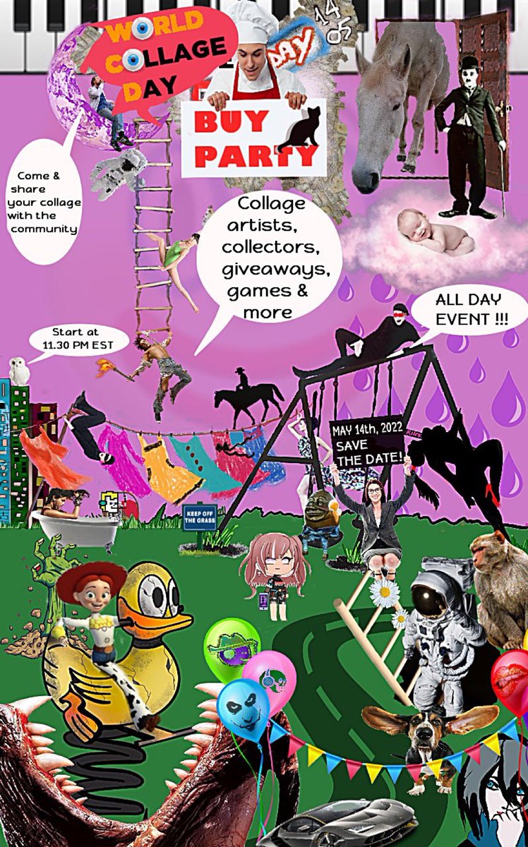 CollageBuddies's tweet photo. Poster by the @cccollage collective https://t.co/ddCddnk9I5