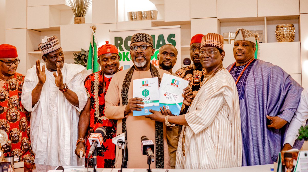Senator Rochas Okorocha tweet media