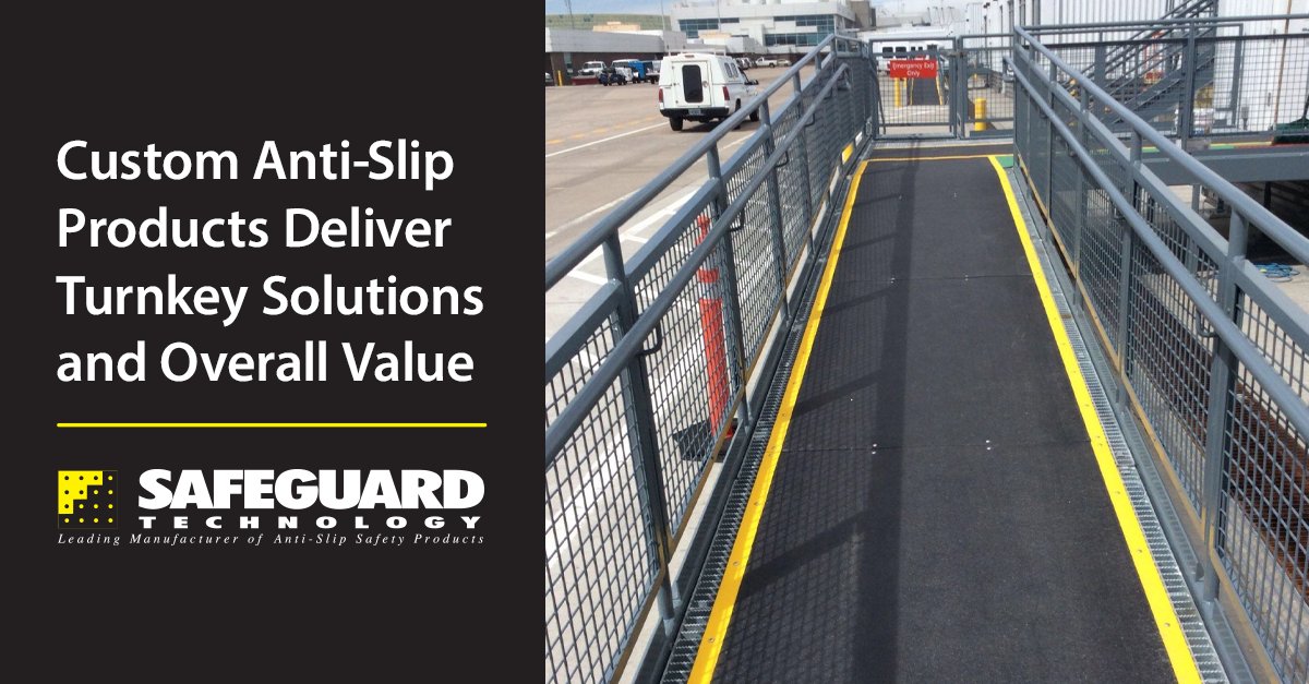 SafeguardTech's tweet image. Learn about our custom #AntiSlip solutions, expert customer service, and installation services. hubs.ly/Q0194KyG0 #SafeSurfaces #WorkplaceSafety
