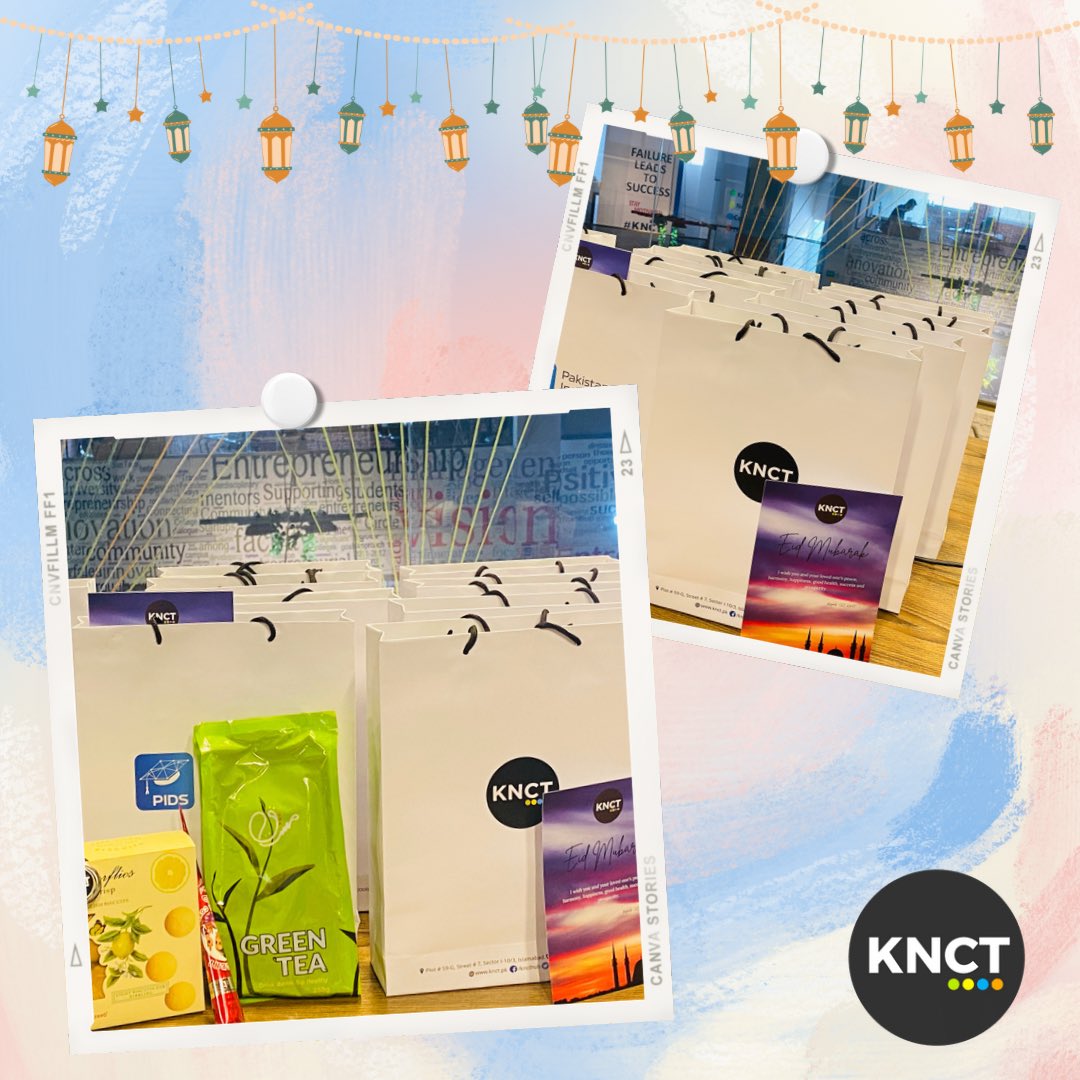 Bidding goodbye to Ramadan &amp; welcoming Eid ul Fitr with special Eid gifts for our Members 🤩

#knct #connectingpeoplebuildingideas #eid #eidgifts #ramadan2022 #eidulfitr