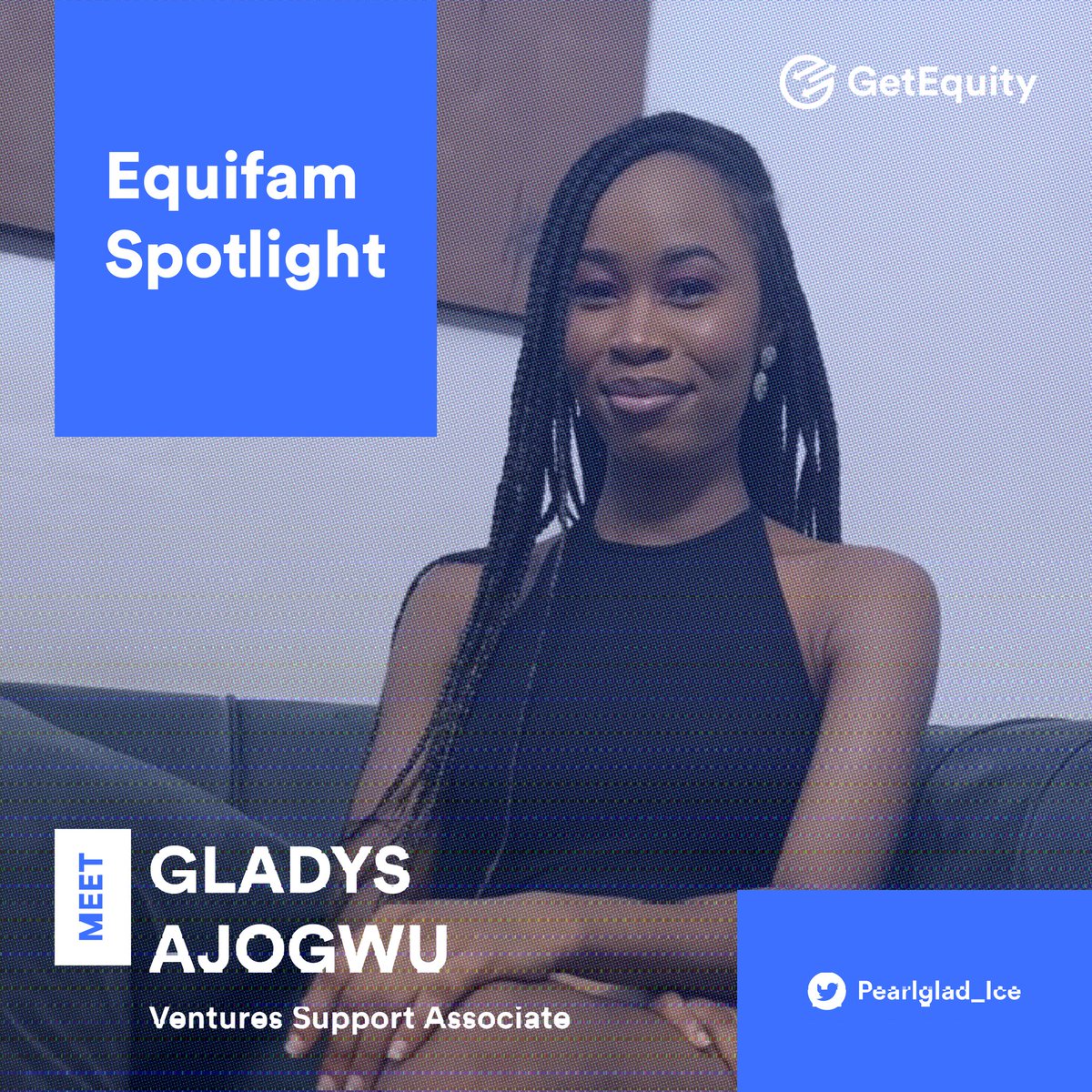 getequity's tweet photo. She loves to sing even when her friends tell her she can’t. But for GetEquity, she uses her voice to convince startups to join our vibrant community. 

From the Ventures team, meet Gladys @Pearlglad_Ice

Every Month, you will get the chance to meet a member of the #Equifam. https://t.co/1JQwq7BiH6
