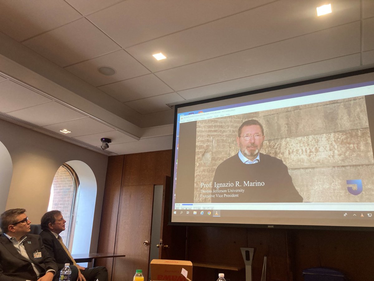 ItalyinPhilly's tweet photo. Great morning @JeffersonUniv with extraordinary people making things happen! Thanks Provost Dr. Mark Tykocinski for hosting and welcoming the brilliant @EUErasmusPlus  students @Jefferson and @Unicatt_en. Strengthening the links across the Atlantic with hope and commitment https://t.co/mLlpDnjlIA