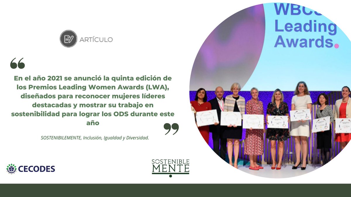 El <a href="/wbcsd/">gj</a> y su capítulo en Colombia #CECODES, aportan al #DesarrolloSostenible por medio del cumplimento del #ODS 5: igualdad de género. Conoce en la 28º edición de #SOSTENIBLEMENTE, el trabajo de nuestra casa matriz en esta materia con <a href="/GabrielaUriarte/">Gabriela Uriarte</a> 👉 bit.ly/372riCy