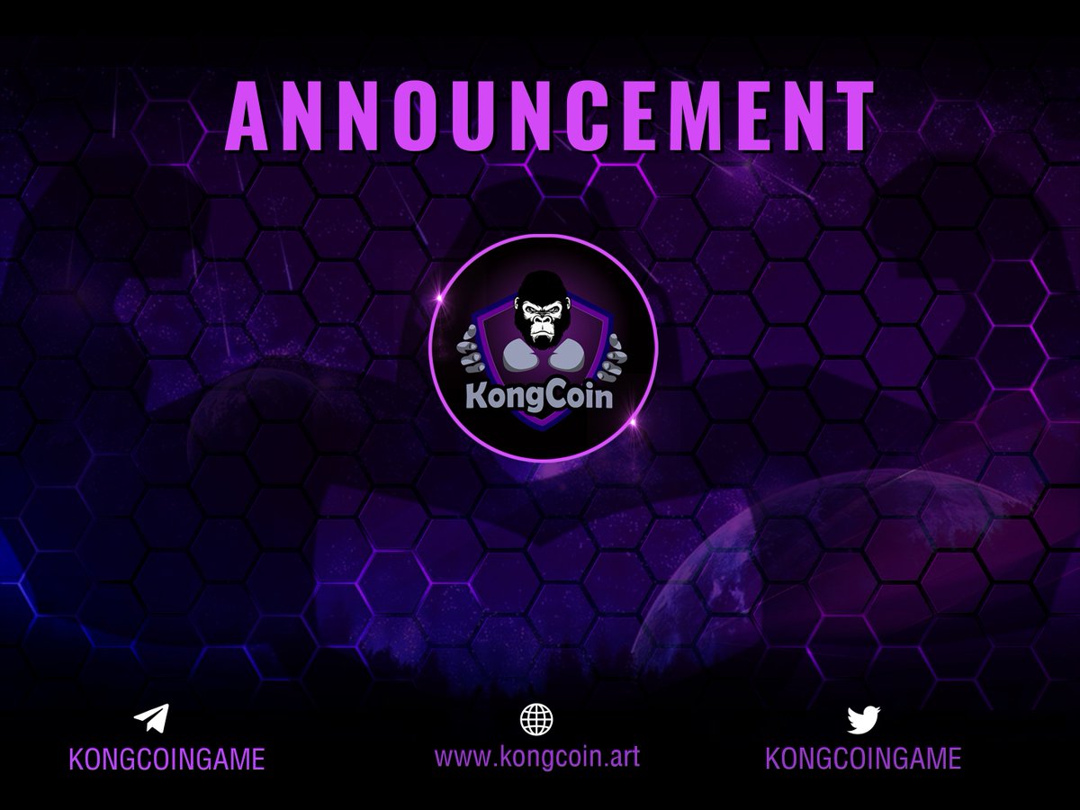 KongCoinGame's tweet photo. 🚨 Shilling contest is open🚨

Cash price : 150$
3 Winners
End in 3 days

Target: Twitter and Telegram

Tag 2 friends https://t.co/zSwoYNeMBY