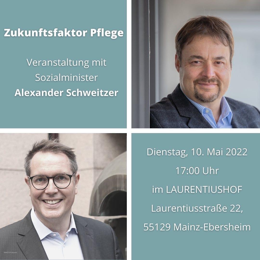 Alex_Schweitzer's tweet image. Und am 10. Mai in Mainz-Ebersheim. Danke an Patric Müller, MdL für die Einladung zu Zukunftsfaktor #Pflege. #transformRLP