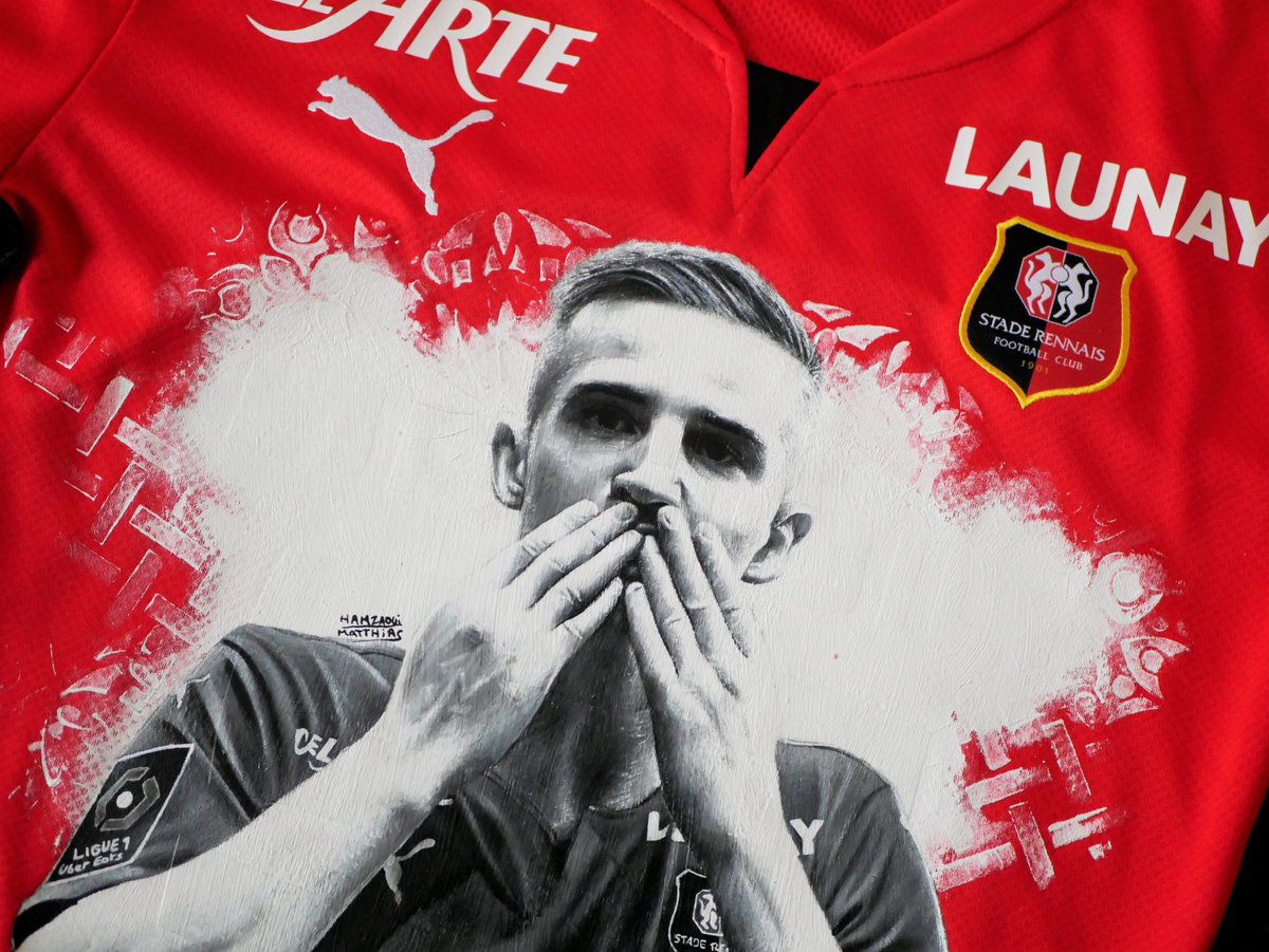 MatsDrawing's tweet photo. Peinture de @BourigeaudB29 terminée ✅🖌
@staderennais https://t.co/mZCUUz7iFm