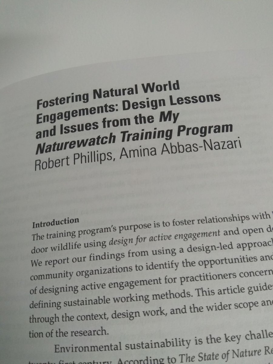 Work led by @AminAbbasNazari is now live and published with #designissues @mitpress direct.mit.edu/desi/issue/38/2 #training the #trainers #mynaturewatch #diy #making #conservation #ecologicaldesign #ecological