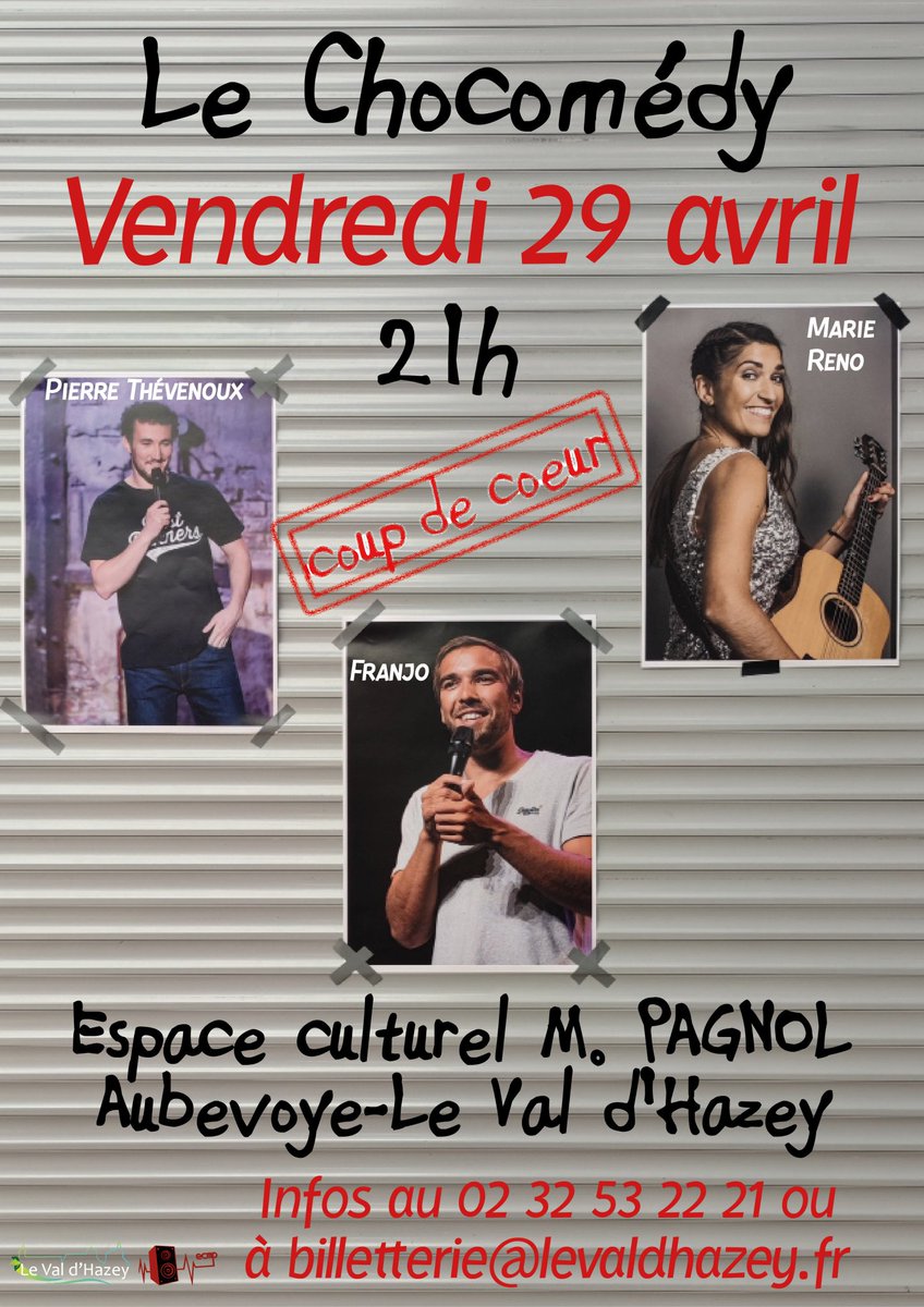 Jour-J @Espacepagnol27
Montage✅️
Accueil <a href="/pierrethevenoux/">Pierre Thevenoux</a> <a href="/franjo/">franjo</a>
<a href="/MarieReno/">Marie Reno</a>
Balances✅️
Public...il manque plus que VOUS ! Rdv à 21h.
#Aubevoye #LeValdHazey 
😉