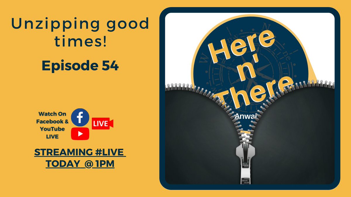 AnwarKnight's tweet photo. Join me #LIVE today for another fun eps of #hereNthere. We celebrate Intl Zipper Day! Believe it or not, zippers are a $12B industry, with a cool 🇨🇦connection. Plus your full forecast &amp; we will meet 3 guys who are paddle boarding across Lake ON. 
#Friday
https://t.co/Jai7v19erN https://t.co/1UlUMGAhTu