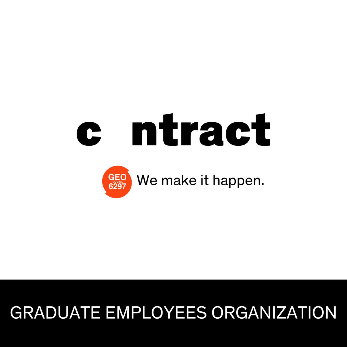 The GEO membership has decisively ratified our next contract! The strike is no longer suspended--it's now ended! We look forward to implementing this contract