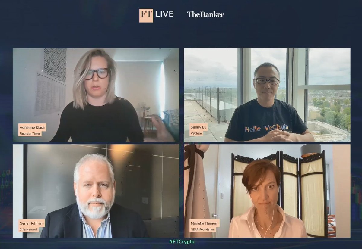 Chia Network (@chia_project) on Twitter photo This week, our COO <a href="/hoffmang/">Gene Hoffman hoffmang.xch 🌱</a> joined <a href="/ftlive/">Financial Times Live</a> at the Crypto & Digital Assets Summit to chat about #ESG efforts in the current global #crypto market. #FTCrypto
Register to stream full video on demand! bit.ly/3kmSQ8M This week, our COO <a href="/hoffmang/">Gene Hoffman hoffmang.xch 🌱</a> joined <a href="/ftlive/">Financial Times Live</a> at the Crypto & Digital Assets Summit to chat about #ESG efforts in the current global #crypto market. #FTCrypto
Register to stream full video on demand! bit.ly/3kmSQ8M