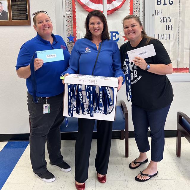 Thank you Tamiami Ford for your amazing donation of gas cards to “Fill a Tank for a Teacher”! <a href="/tamiamiford/">Tamiami Ford</a>