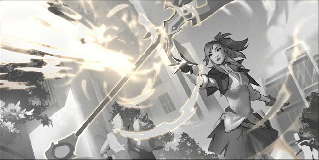 「Battle Academia Lux lvl 2 Splash Concept」|Spideraxeのイラスト
