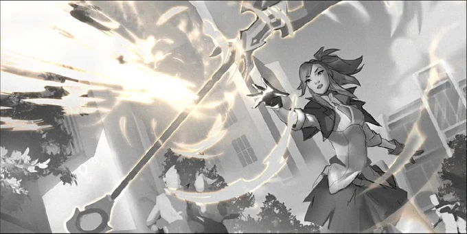 Battle Academia Lux lvl 2 Splash Concepts by Roanna Peroz of Kudos Production https://t.co/Tf6uKMR7XN 