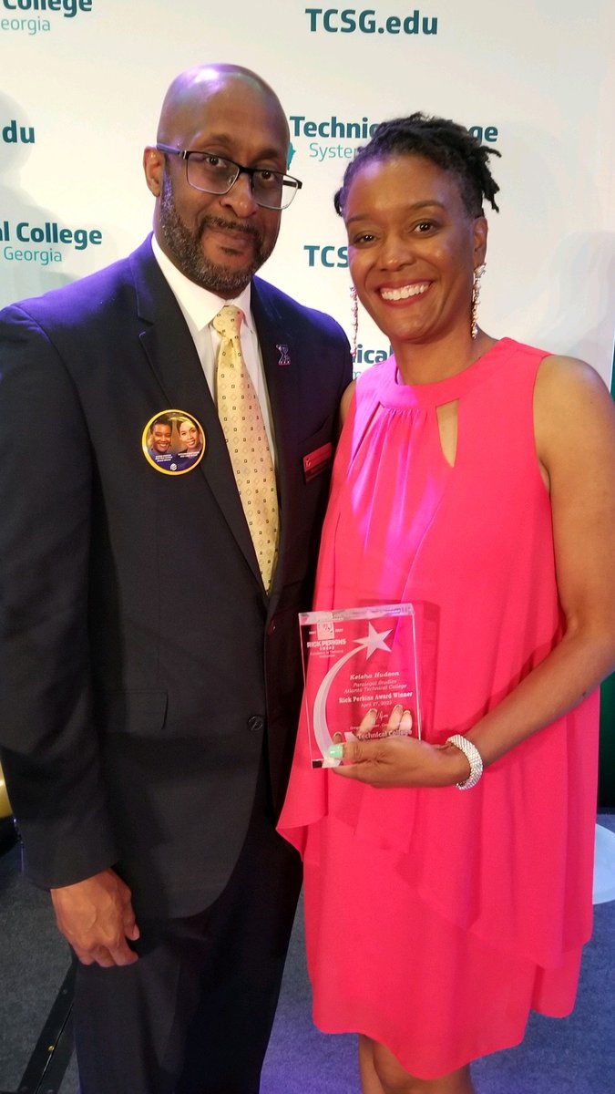keishadhudson's tweet photo. This week I competed in the 2022 @TCSG #RickPerkins Teacher of the Year. While I did not win, the experience solidified for me that I am walking in my purpose. Being surrounded by #excellence & the overwhelming support of @AtlTechCollege has been an honor. Now back to grading. https://t.co/X0jQOMqfgZ