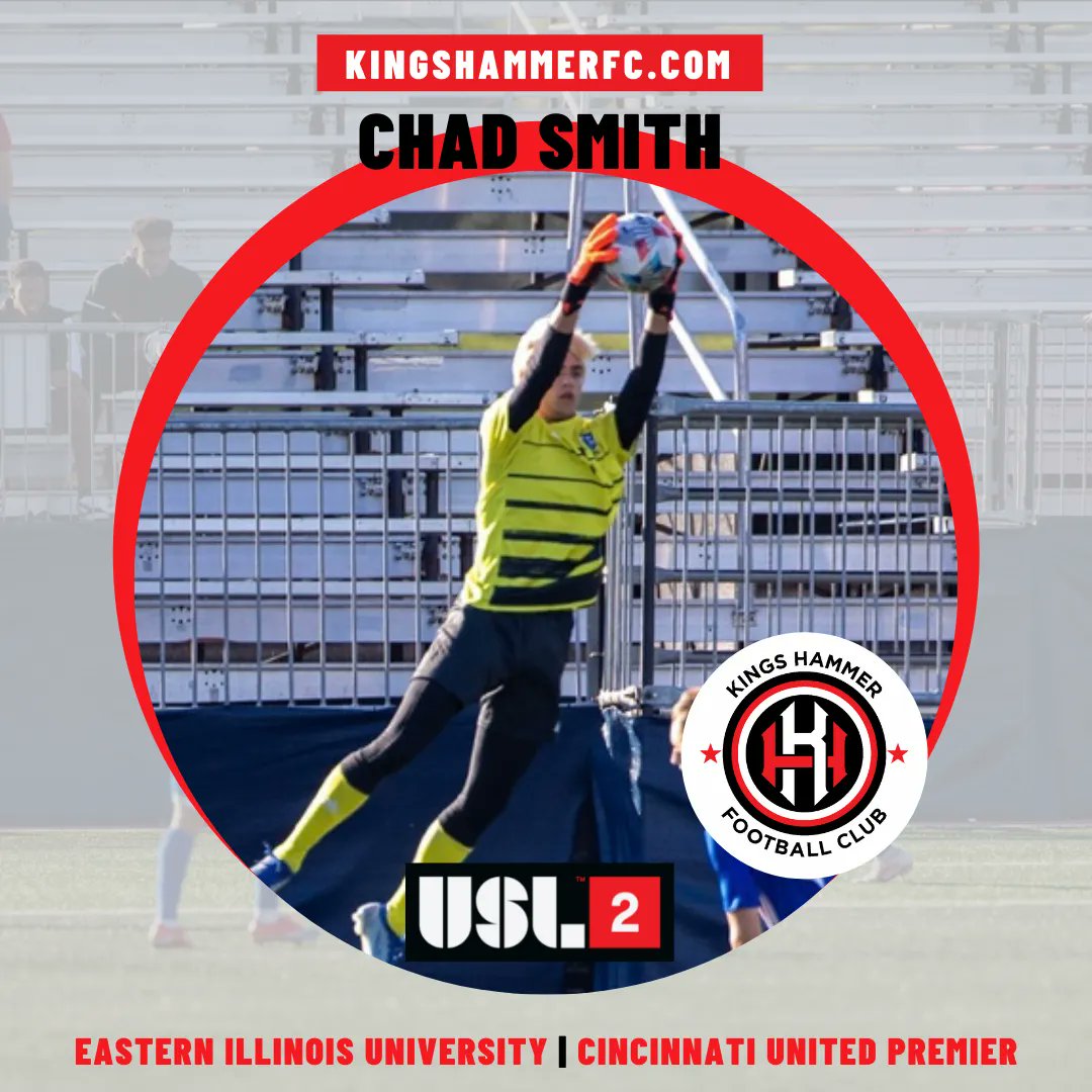 kingshammerfc's tweet photo. 🔨 Hammer Time! 🔨 

The USL League Two goalkeeping corps highlight the final roster announcement for the week for #KHFC. Loads of experience range from Big Ten, USL2, and GCPL put a solid crew to protect the goal.

- Bryant Pratt
- Chad Smith
- Jacob Randolph
- Danny Bermingham https://t.co/LuPoAtd49w