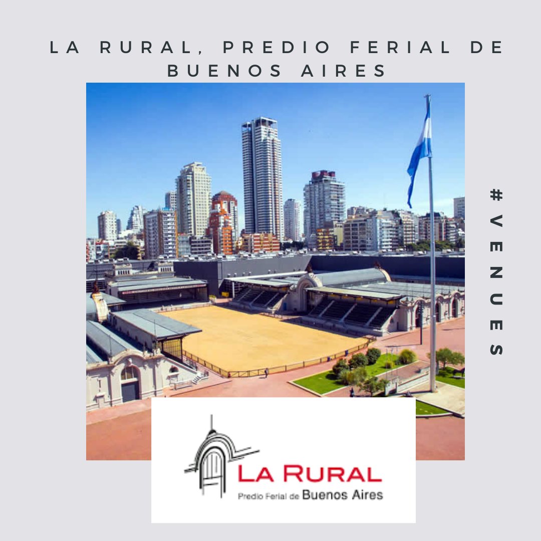 La Rural <a href="/LaRural_BsAs/">La Rural</a> Predio Ferial de Buenos Aires ubicada en Palermo, uno de los barrios más emblemáticos, en el corazón de la ciudad de Buenos Aires #Argentina. 

#larural #IndustriaDeReuniones #Centrosdeconvenciones #recintos #Venues #TurismoDeReuniones #meetingprofs