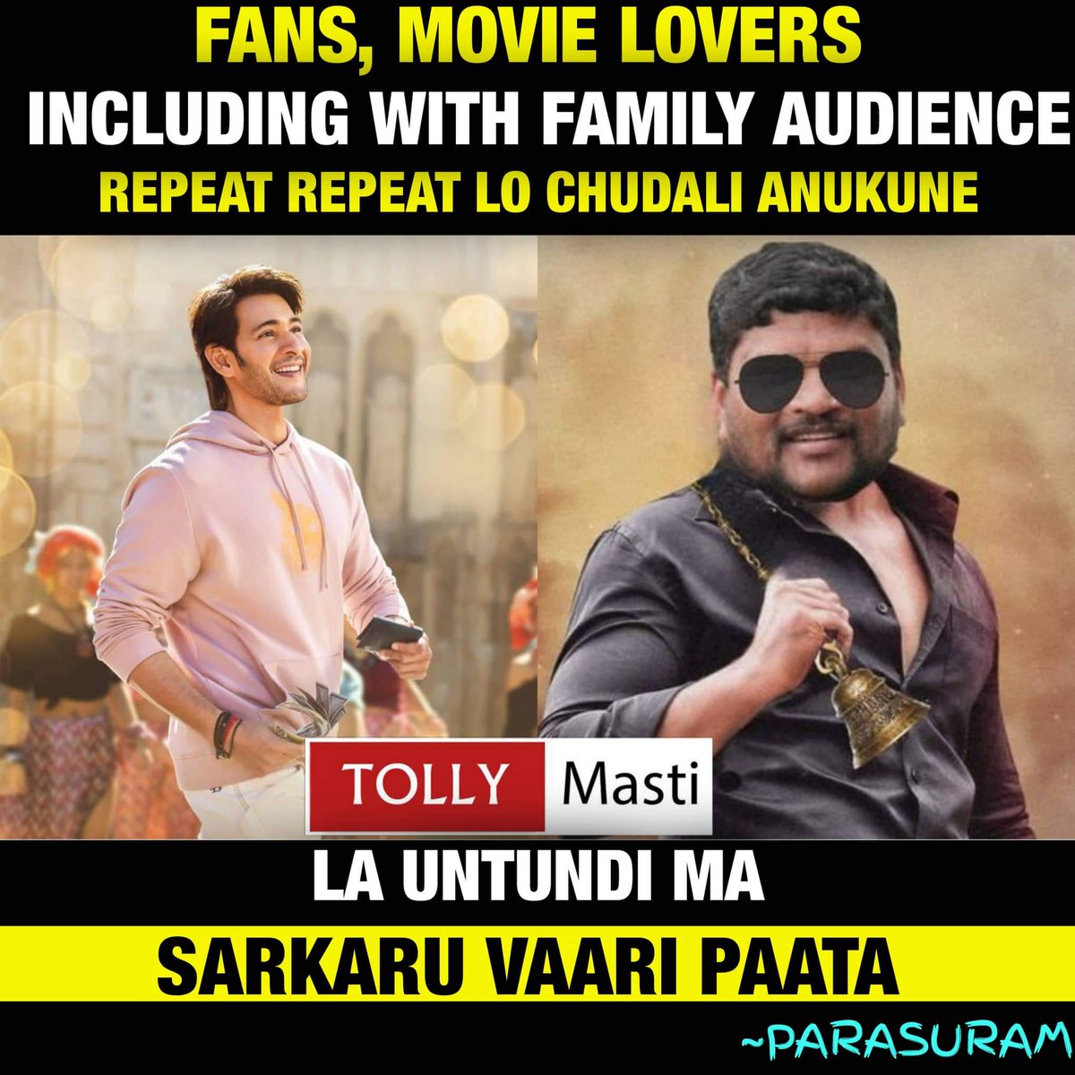 💥💥💥 @tollymasti #tollymasti
.
.
#SarkaruVaariPaata #SarkaaruVaariPaata #SVPTitleSong #SVPManiaBegins #SVPOnMay12KCPD #TeluguCinema #MaheshBabu