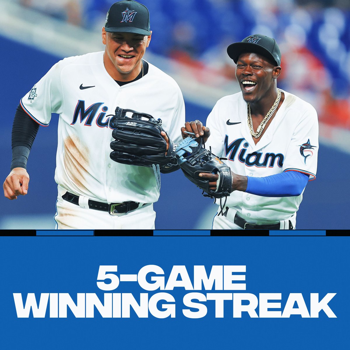 MLB's tweet image. RT if your team is streaking