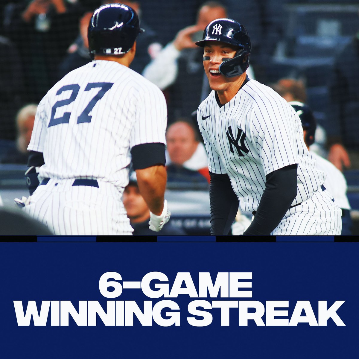 MLB's tweet image. RT if your team is streaking