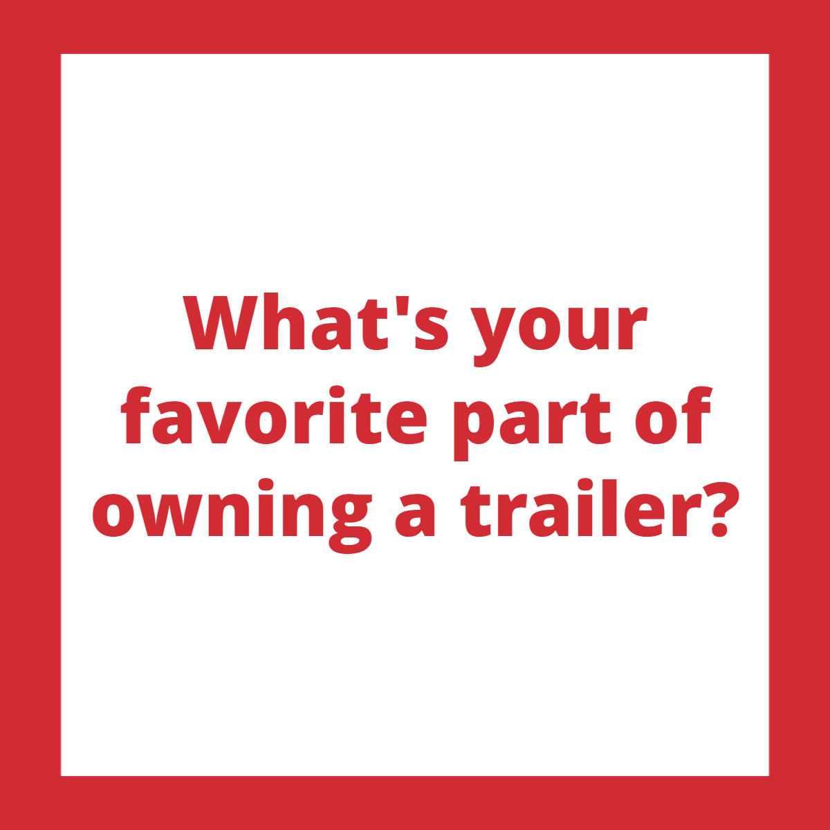 S_S_AUTO's tweet photo. Whether you use it for personal or professional work, we want to know why you love your trailer. Drop your answers in the comments! https://t.co/2fCzkioePu