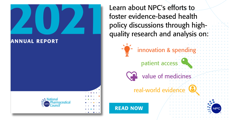 npcnow's tweet photo. Check out our 2021 Annual Report &amp; learn about NPC's work to inform critical #HealthPolicy conversations with high-quality research and analysis.