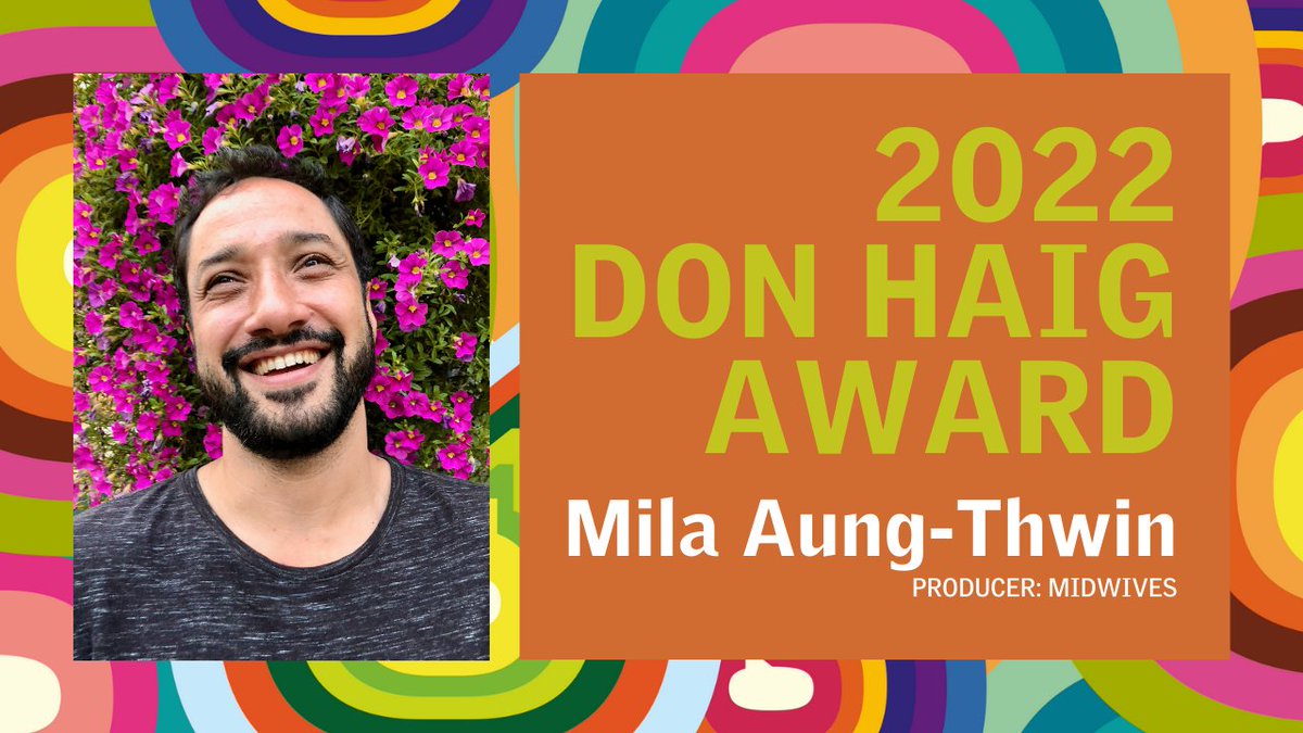 HotDocsIndustry's tweet photo. The recipient of the 2022 DON HAIG AWARD, presented to an outstanding Canadian indie producer with a feature film at the Fest, is @milaaungthwin (P: @MidwivesFilm)! The Award recognizes his creative vision, entrepreneurship &amp; mentorship: https://t.co/WfhsFSuM3M #HotDocs22 👏👏👏 https://t.co/ZW1UUk25P2