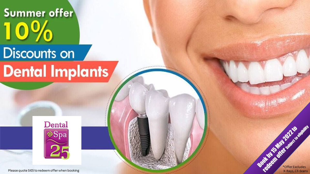 dentalspa25's tweet photo. 𝐑𝐞𝐬𝐭𝐨𝐫𝐞 𝐚𝐥𝐥 𝐭𝐨𝐨𝐭𝐡 𝐥𝐨𝐬𝐬 𝐚𝐧𝐝 𝐩𝐫𝐞𝐬𝐞𝐫𝐯𝐞 𝐭𝐞𝐞𝐭𝐡 𝐚𝐧𝐝 𝐟𝐚𝐜𝐢𝐚𝐥 𝐚𝐩𝐩𝐞𝐚𝐫��𝐧𝐜𝐞 𝐰𝐢𝐭𝐡 𝐝𝐞𝐧𝐭𝐚𝐥 𝐢𝐦𝐩𝐥𝐚𝐧𝐭𝐬 𝐭𝐡𝐢𝐬 𝐬𝐮𝐦𝐦𝐞𝐫

#dentalimplants #cosmeticdentistry #WestonSuperMare #BankHolidayWeekend https://t.co/9lfYw30hF7