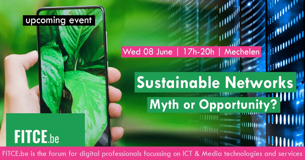 One last thing to do before the weekend? Register for our event in Mechelen on June 8th, and learn more about #Sustainability in #telecoms! All info here: buff.ly/3rDAq7M