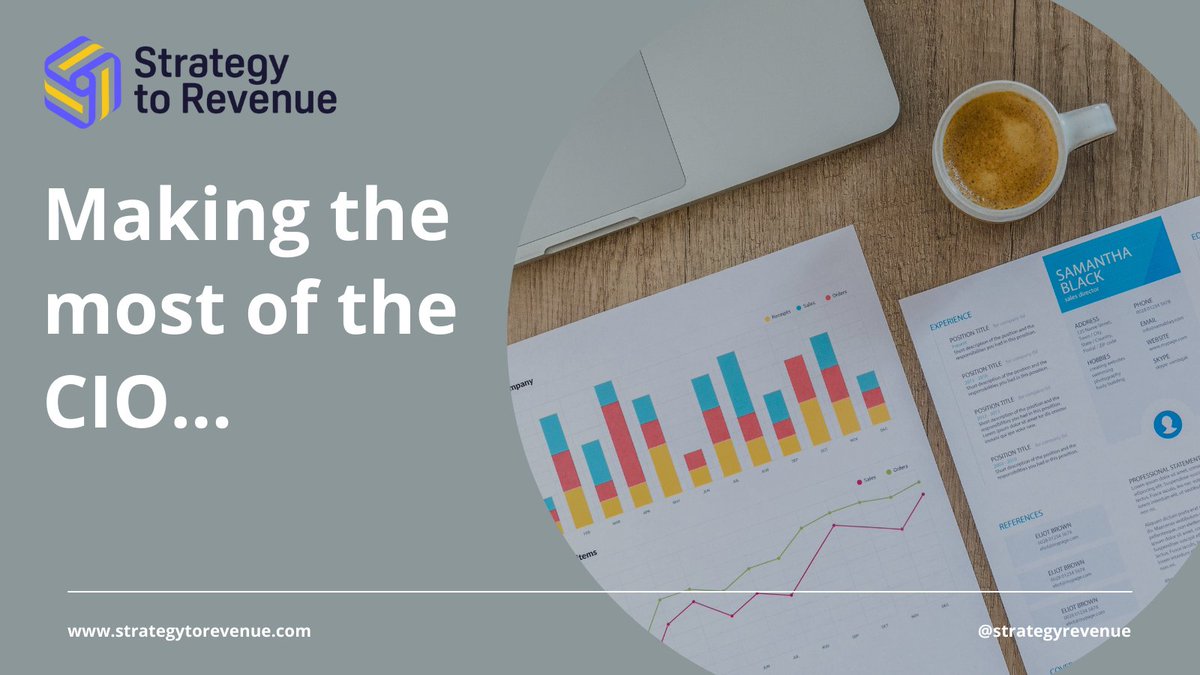 strategyrevenue's tweet photo. What does the rise of the CIO mean for our businesses, and how can we make the most out of this role? 

Find out in our latest blog post: https://t.co/dCnEIgStjm https://t.co/gQQaNMgE0Z