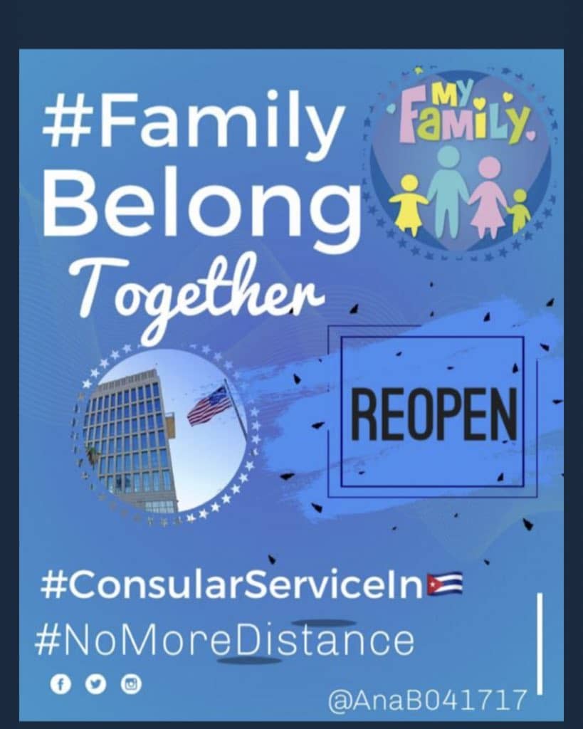 Patrici43164134's tweet photo. We are not categories, we are separate families. For all: #ConsularServicesInCuba #NoMoreGuyana #CFRP https://t.co/jzbakkrgcK