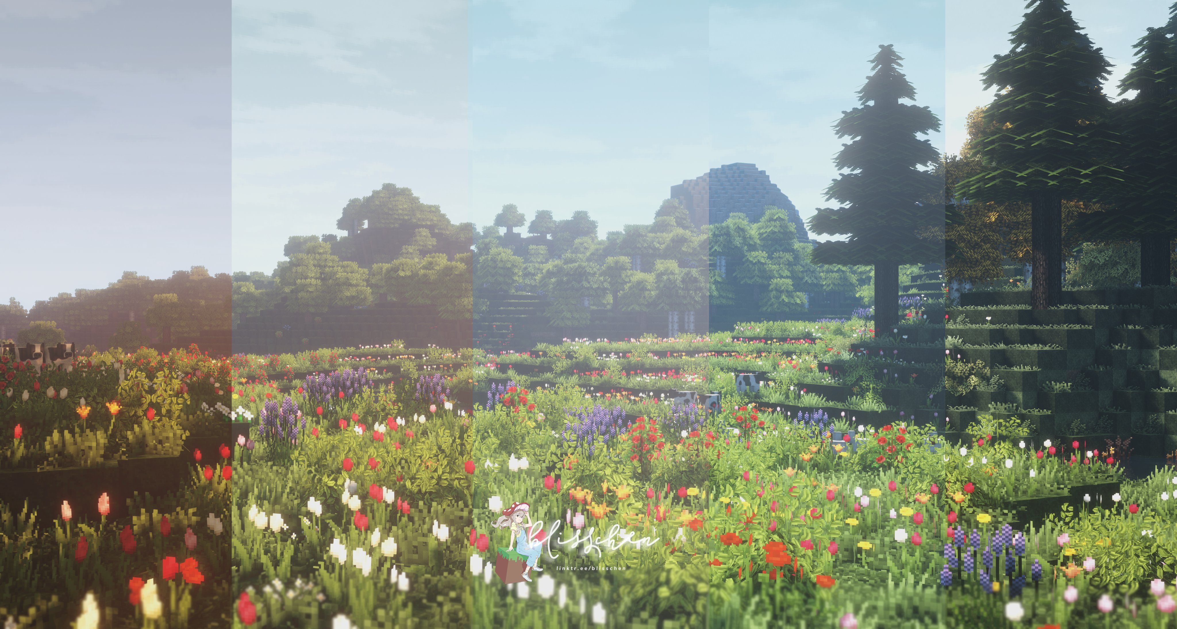 Blisschen on Twitter "how do y'all feel about flower forest biome
