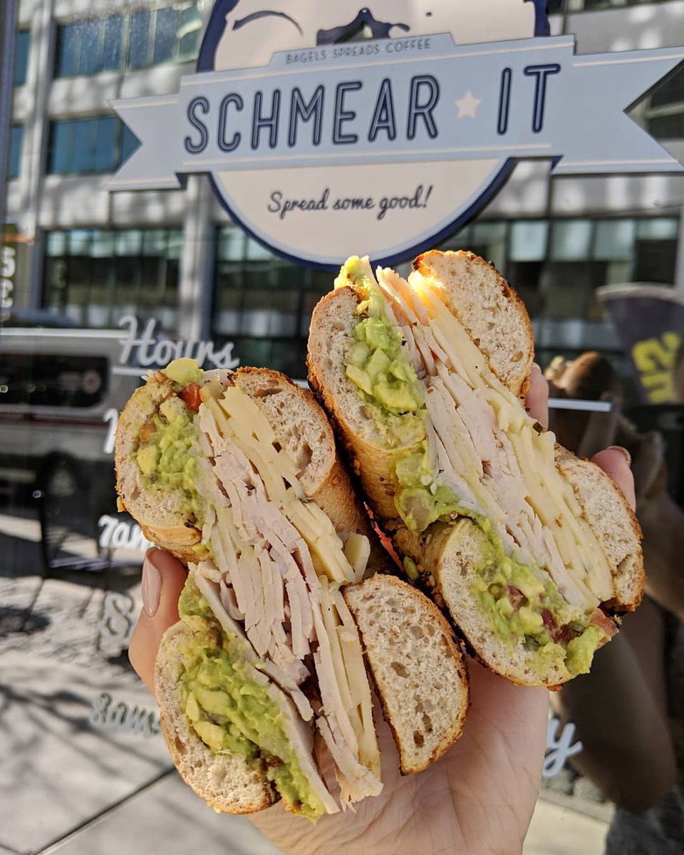 Bagel sandwich > regular sandwich

Upgrade your lunch with one of <a href="/schmearit/">Schmear It</a>’s specialty bagels at #EastMarketPHL

📸: <a href="/Schmearit/">Schmear It</a>