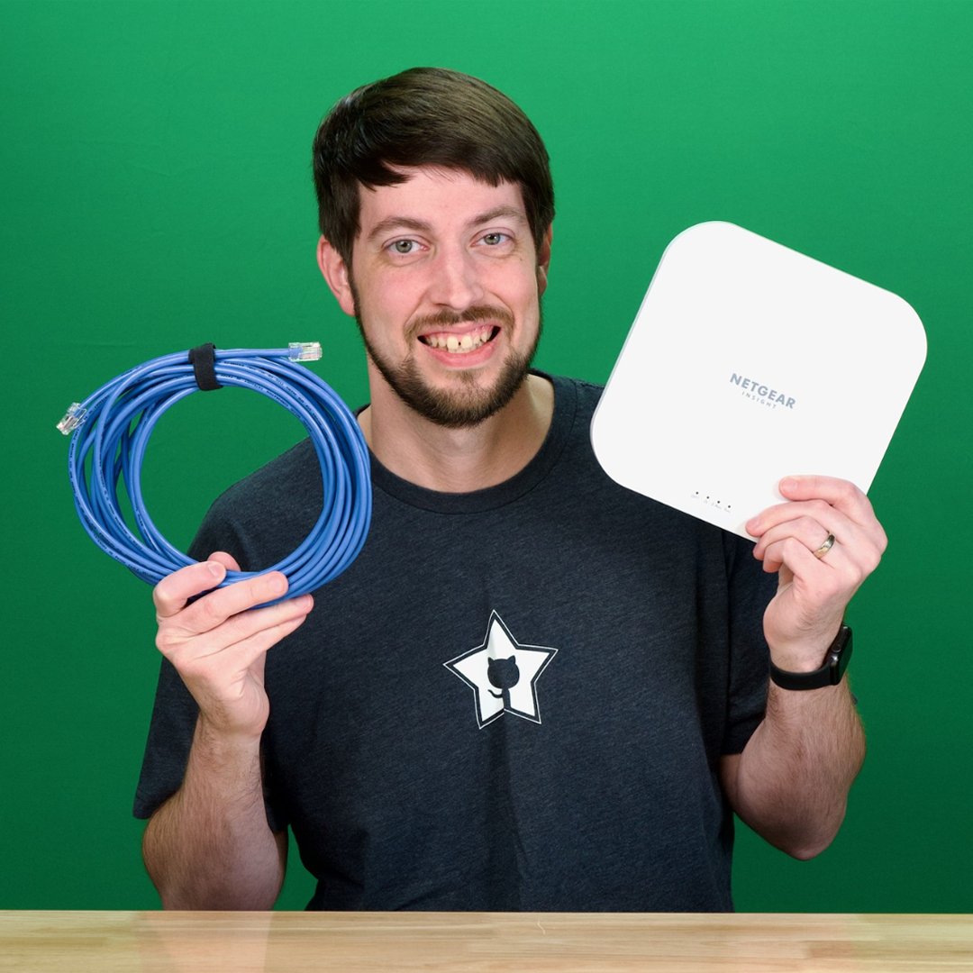 NETGEAR's tweet photo. “Business oriented AP like this NETGEAR one, has more internal bandwidth and a better radio and antenna design than the Asus downstairs, even though both of them use WiFi 6.’  
- @geerlingguy https://t.co/y0EMqdUcbr
#NETGEARBusiness #SMB #WiFi #WiFi6 #WirelessAccessPoint https://t.co/F2arDJ2dBO