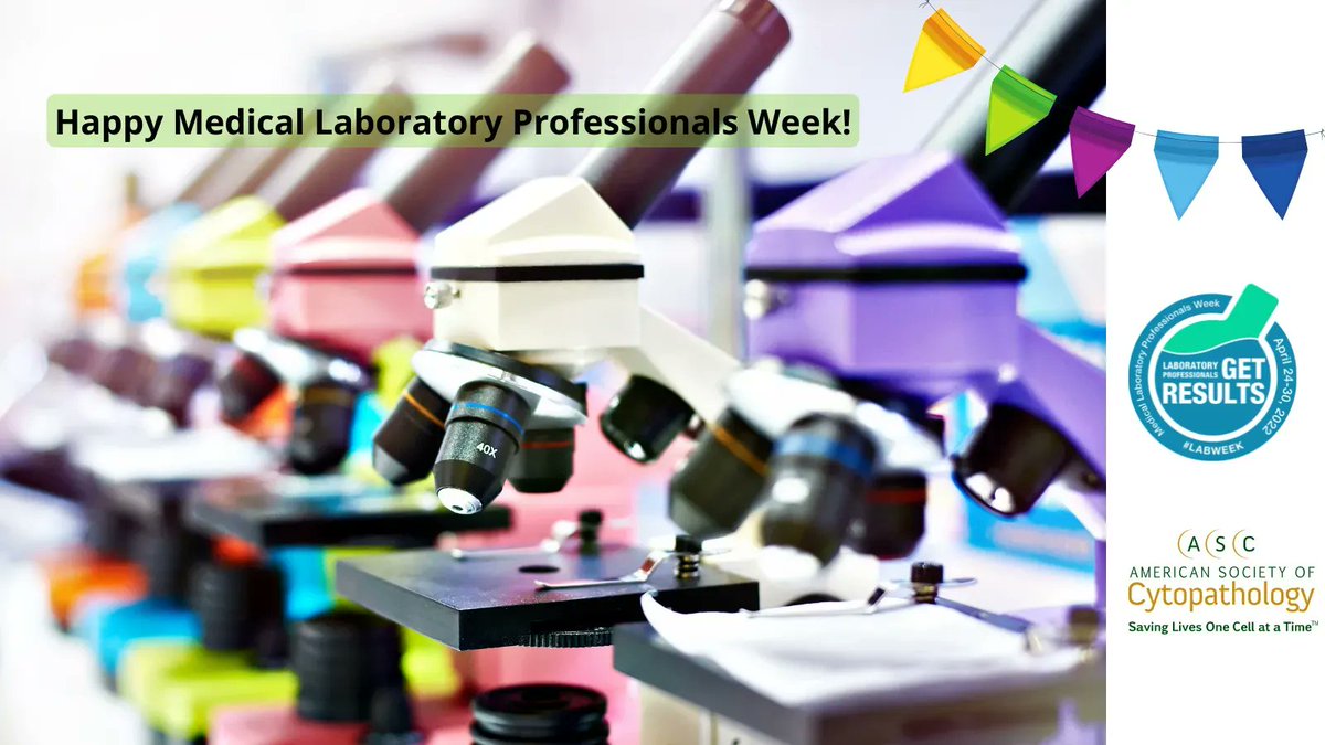 cytopathology's tweet image. Laboratory professionals give the gift of health through their service to public health and patient care.
#LabWeek2022 #MLPW22  #cytotechnologist #ascfightingcancersavinglives #labprofessional