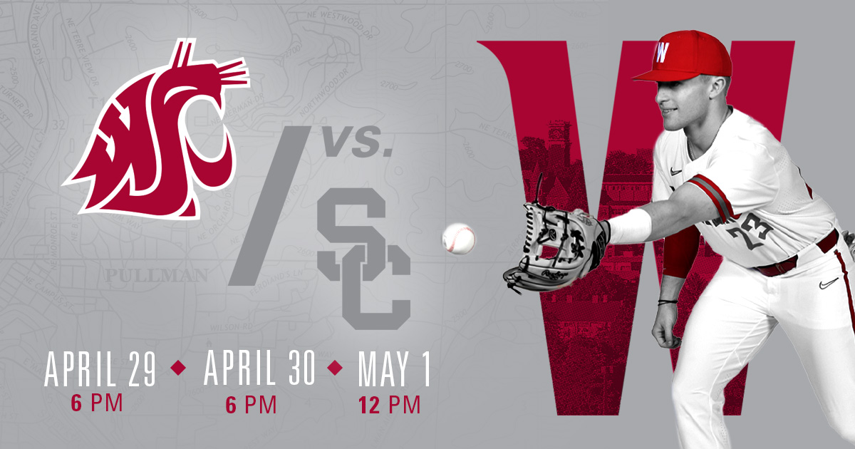 The Cougs begin a 3-game home series against the Trojans tonight! Come out to Bailey-Brayton to cheer on <a href="/wsucougarbsb/">Washington State Baseball</a> and be sure to stay for the post-game fireworks🎆

🎟️ bit.ly/3vU02yh

#GoCougs
