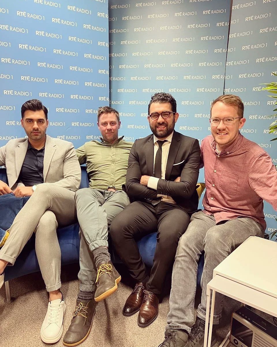 Thanks to <a href="/RadioRayRTE/">Ray D'Arcy Radio</a> and <a href="/RTERadio1/">RTÉ Radio 1</a> for having us.