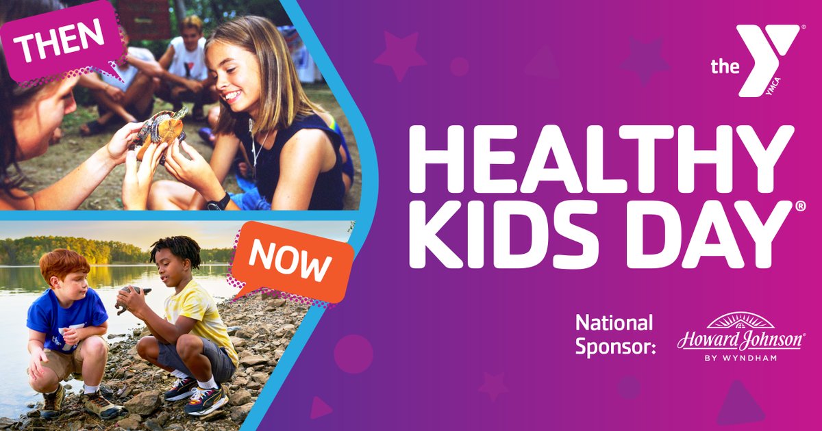 Tomorrow is the day! Healthy Kids Day turns the big 3-0! 🎉🎈🎊 See what kind of fun games and activities your local Y has planned! No need to be a member - all are welcome! bit.ly/3tPyvNJ 

#HealthyKidsDay 🧑🏽👧🏿👶 
#ForABetterUs