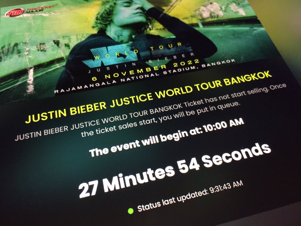 CCCreammy3's tweet photo. The wait is over
#justinbieberinbangkok https://t.co/LFojTzkBDS