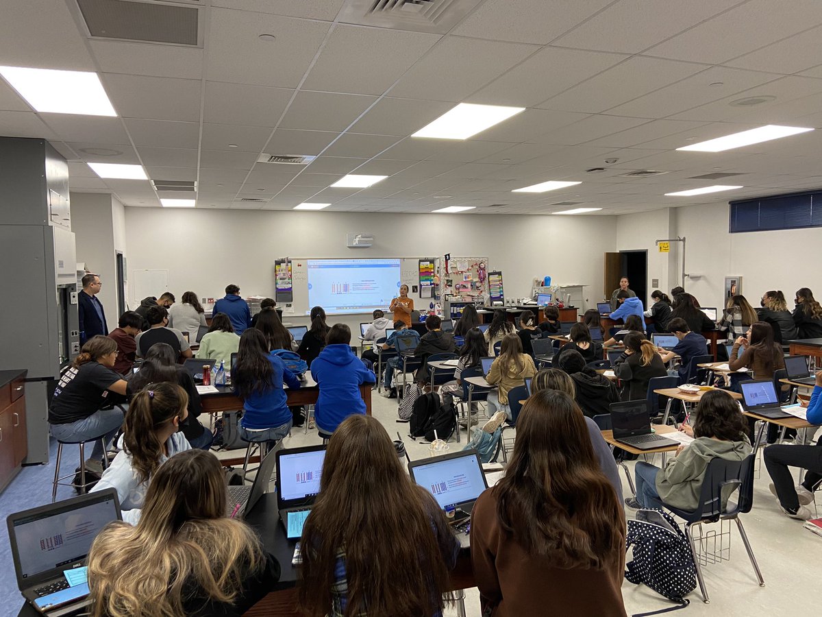 CorralBen's tweet photo. That’s a wrap! Last day of our Biology Blitz! Thank you to all of our science teachers and students for putting in the time and to effort prepare for the Biology EOC.  Trailblazer tenacity, grit and fortitude!! #BlazerNation https://t.co/SFgwVYZp07