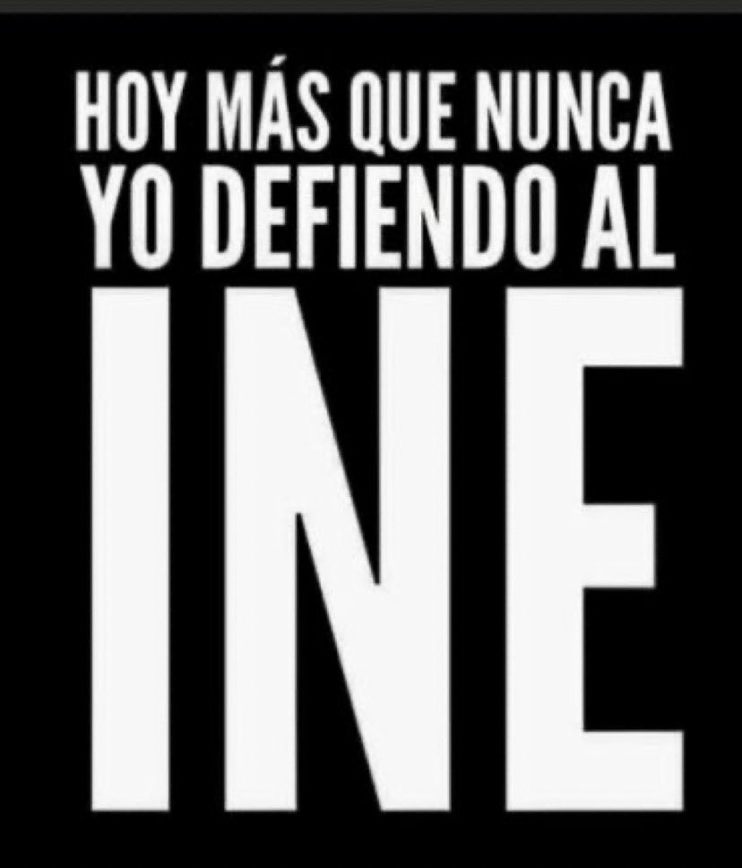Si eres demócrata, ésta es la única reacción congruente después de leer/analizar la iniciativa de reforma electoral, propuesta por <a href="/lopezobrador_/">Andrés Manuel</a> 👇

#YoDefiendoAlINE