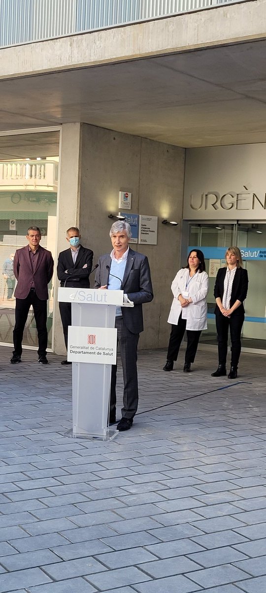El #conseller de Salut, Josep Maria Argimon ha inaugurat el #CUAPGranollers situat a la planta baixa del nou Centre de Salut Granollers del carrer Girona, un pas endavant en la millora dels serveis sanitaris del Vallès Oriental.

<a href="/salutcat/">Salut</a> 
<a href="/apicsmetronord/">Atenció Primària Metropolitana Nord</a>